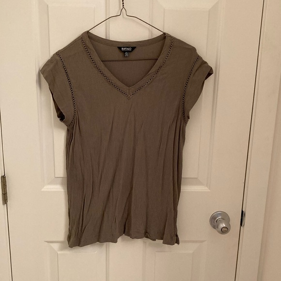 Green blouse by Buffalo David Bitton - Picture 1 of 3